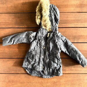 Winter Girls Jacket with Fur Size 3T